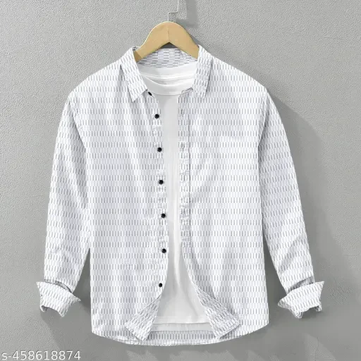Trendy White Men Shirts