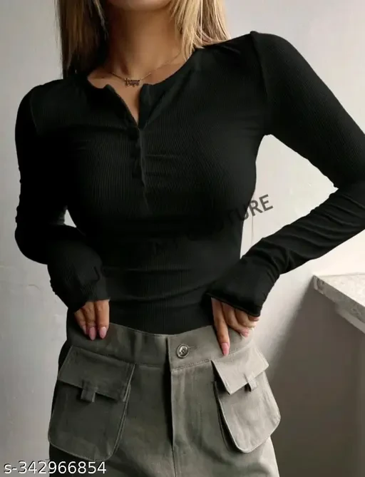 Trendy full sleeves top for women