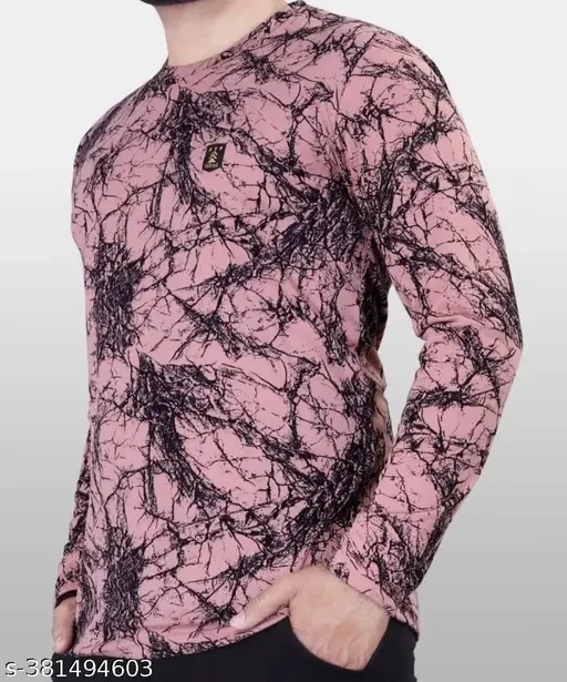 Bharat New Enterprises Hot Selling Men'S Cotton Blend Tshirt