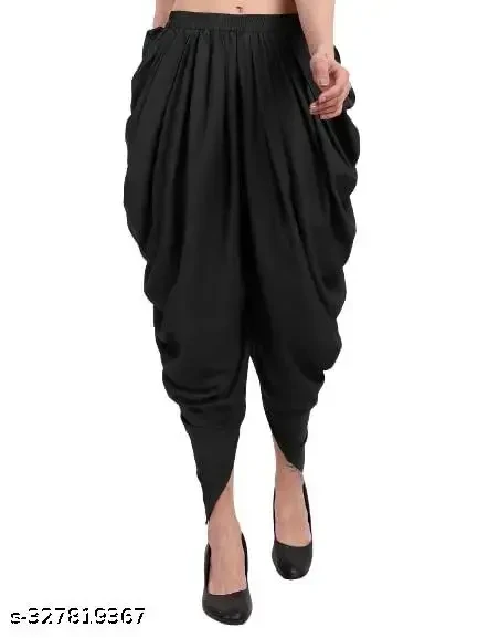 Women's Solid Rayon DhotI/Patiala Pants Stylish & Comfortable for Every Occasion