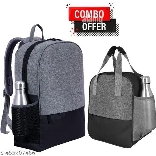 ELONONE Medium 25 L Laptop Backpack for Business and office bag (Black, Grey) Waterproof Backpack (Grey, 25 L)