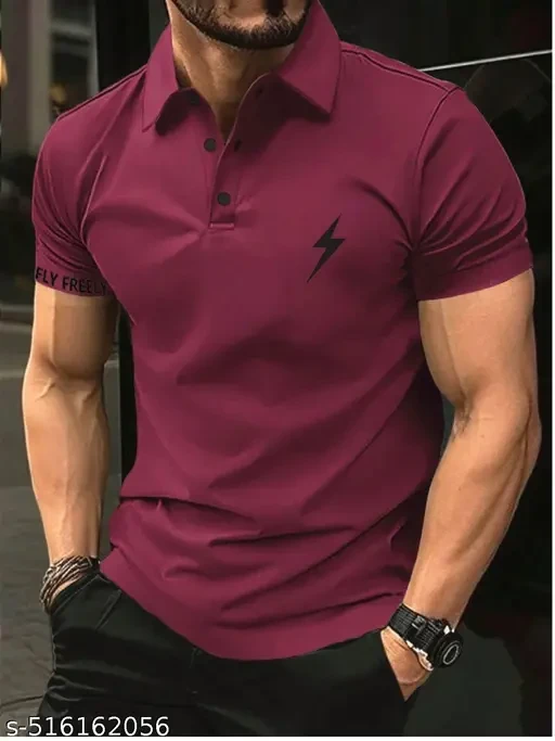 Men's Classic Polo Neck T-Shirt | Stylish & Comfortable Casual Wear(pack of 1)