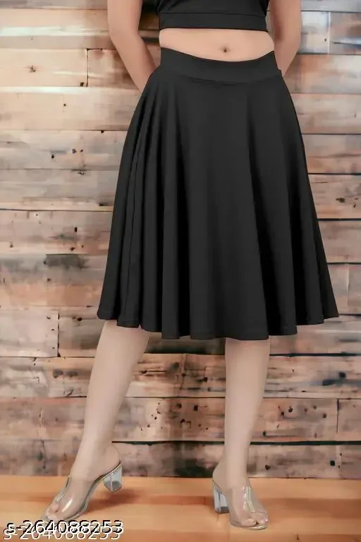 Women's Classic Stretchy All Time Trendy Skater Skirt