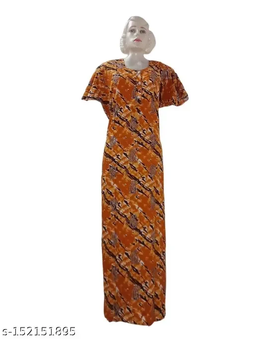 Embroidery cotton Nightdress