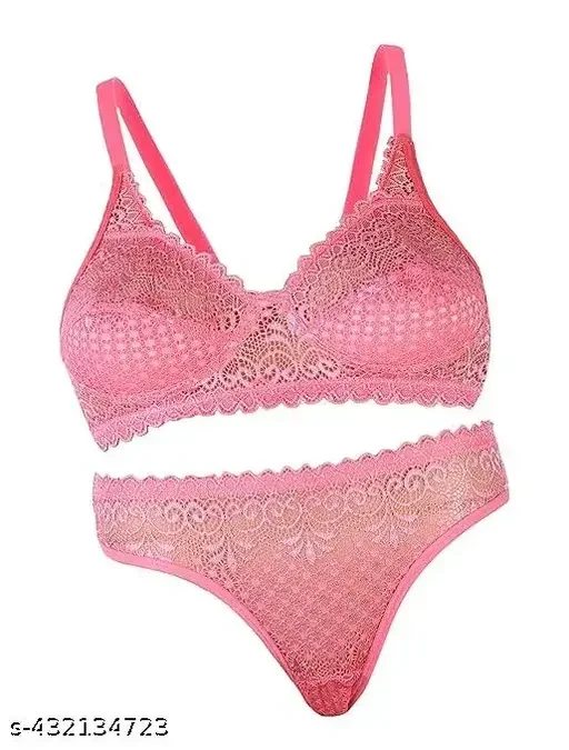 Women's Lingerie Set | Decent Bra And Panty Set For Women | Non Padded Bra For Women