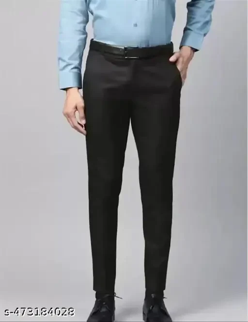 Men's BLACK Formal Trousers Pants | Trouser | Formal Pant