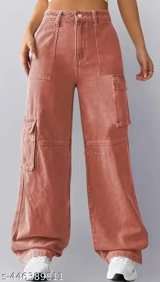 DENIM WIDE LEG DENIM JEANS